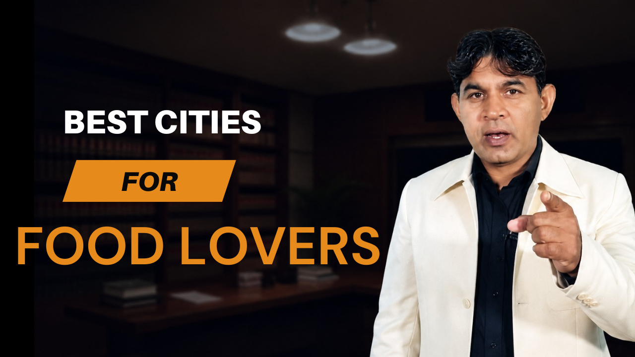 A vibrant food market featuring diverse local cuisines from one of the world's best food cities.