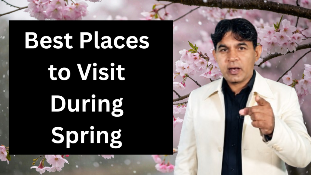 Beautiful spring destination with colorful flowers, green landscapes, and pleasant weather.